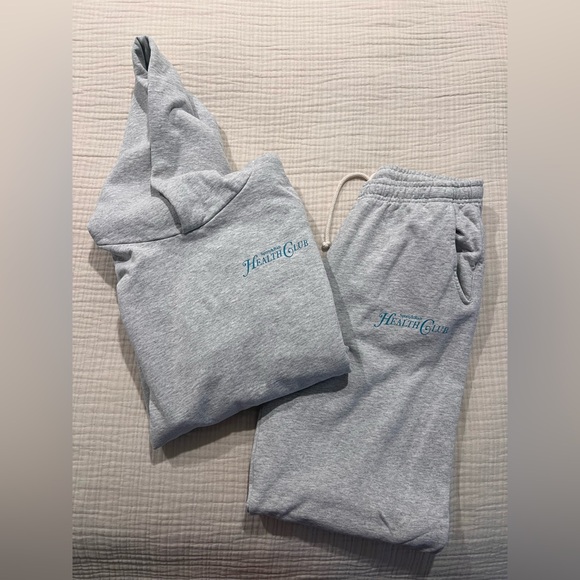 Sporty & Rich Pants - Sporty & Rich Health Club RIZZOLI Gray Sweat set